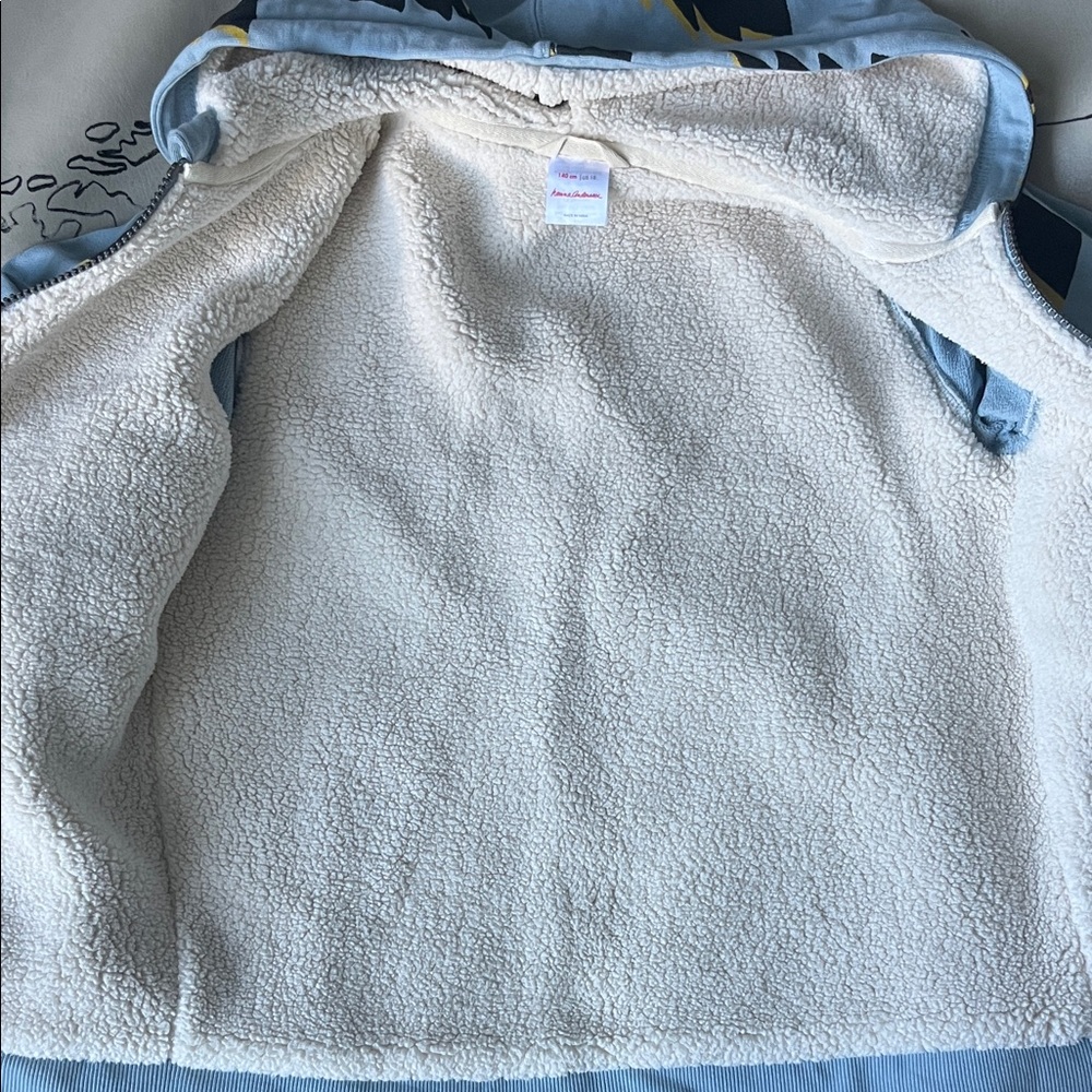 NEW** Hanna Andersson Lightning Bolts Cozy Sherpa Jacket - Picture 4 of 4